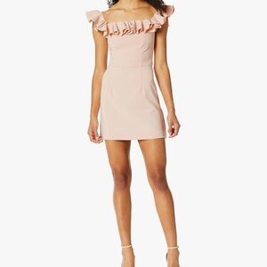 French Connection Womens Women's Whisper Light Ruffle Dress